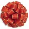 Wired Red Christmas Ribbon 40 FEET 2 1/2" Wide Satin & Gold Glitter Tree Garland